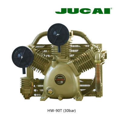 30bar 7.5kw Piston Air Compressor Pump Belt Driven Cylinder Head
