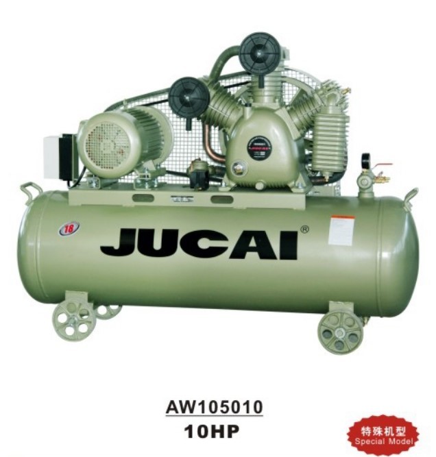 7.5kw 250L Belt Driven Industrial Electric 10hp Piston Type Compressor