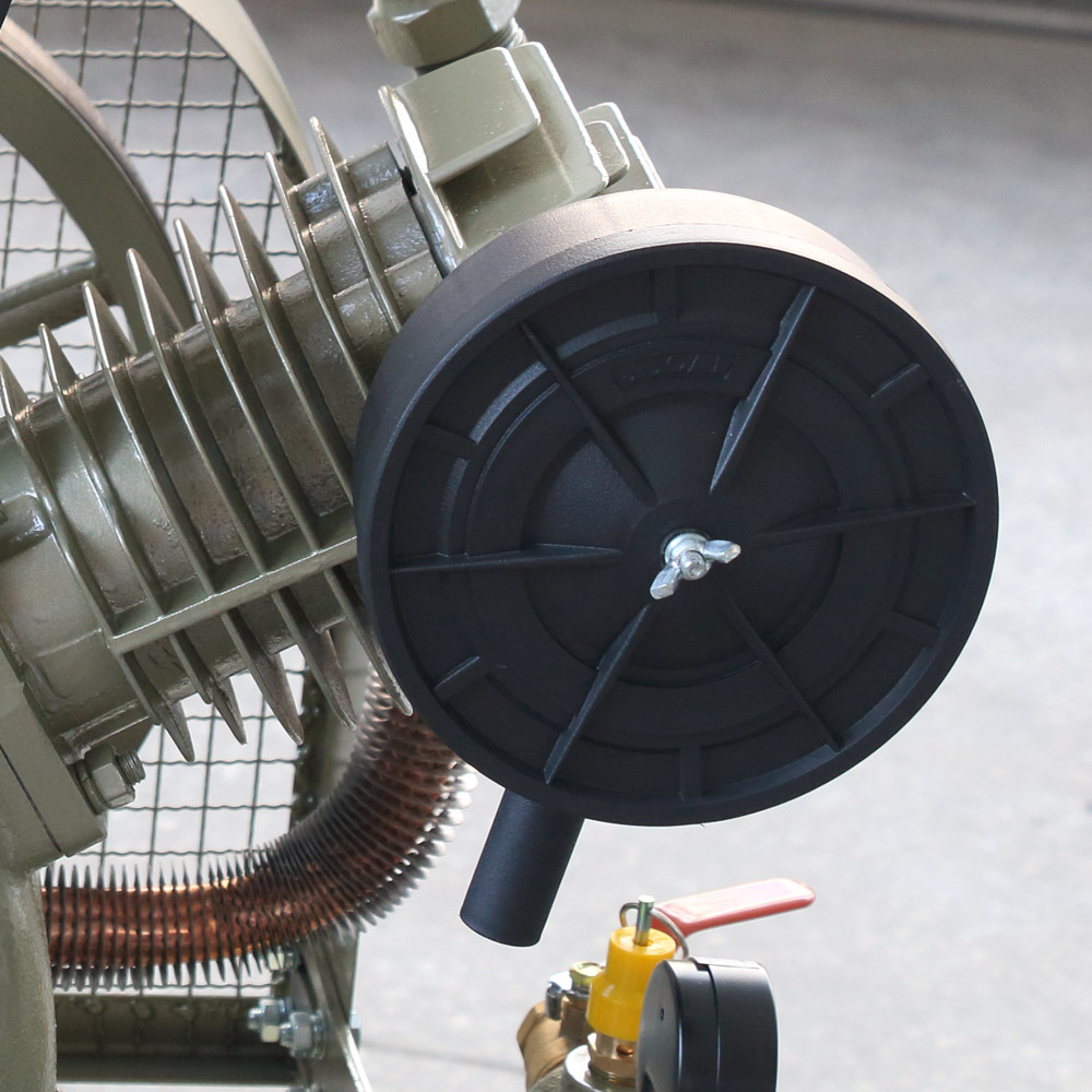 30bar 7.5kw Piston Air Compressor Pump Belt Driven Cylinder Head